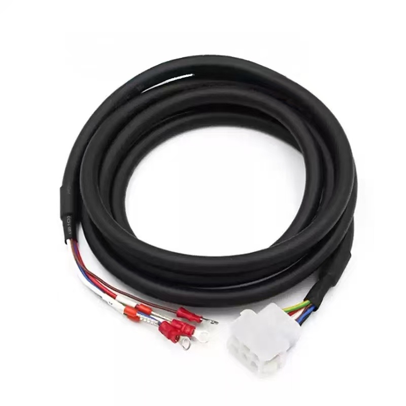 Yaskawa servo motor power cable with brake cable
