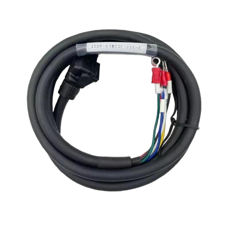 Yaskawa servo motor power cable with brake cable