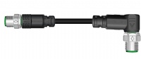 M12 Cordset(3Pin,4Pin,Male/Male,DoubleEnd,NonShielded)