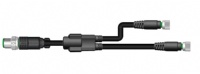 M12 Y-Cordset(4Pin,Male/Female)