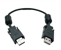 Yaskawa servo communication cable with magnetic ring